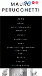 Mobile Screenshot of mauroperucchetti.com